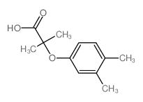 2-(3,4-Dimethyl-phenoxy)-2-methyl-propionic acid结构式