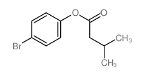 (4-bromophenyl) 3-methylbutanoate结构式