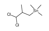 γ,γ-Dichlorisobutyl-trimethylzinn结构式