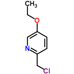 2-(Chloromethyl)-5-ethoxypyridine结构式