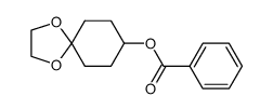 1,4-dioxaspiro[4.5]decan-8-yl Benzoate结构式