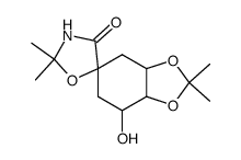 7-hydroxy-2,2,2',2'-tetramethyl-tetrahydro-spiro[benz[1,3]dioxol-5,5'-oxazolidin]-4-one Structure