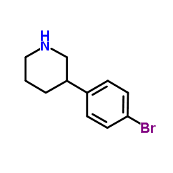 3-(4-Bromophenyl)piperidine Structure