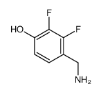 Phenol, 4-(aminomethyl)-2,3-difluoro- (9CI) Structure