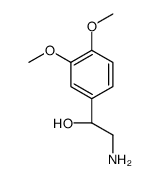 Benzenemethanol, alpha-(aminomethyl)-3,4-dimethoxy-, (alphaS)- (9CI) Structure