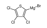 (3,4,5-trichlorothiophen-2-yl)magnesium bromide Structure