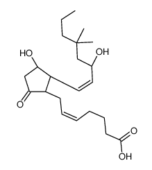 17,17-dimethylprostaglandin E2结构式