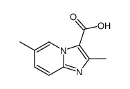 2,6-dimethylimidazo[1,2-a]pyridine-3-carboxylic acid(SALTDATA: FREE)结构式