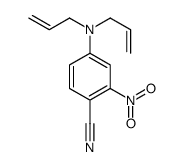 4-[bis(prop-2-enyl)amino]-2-nitrobenzonitrile Structure