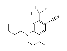 4-(dibutylamino)-2-(trifluoromethyl)benzonitrile Structure