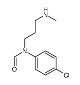 N-(4-chlorophenyl)-N-[3-(methylamino)propyl]formamide结构式