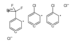 dichloro-bis(4-chlorophenyl)-[4-(trifluoromethyl)phenyl]bismuth Structure