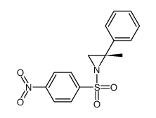 (2S)-2-methyl-1-(4-nitrophenyl)sulfonyl-2-phenylaziridine Structure