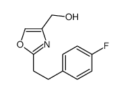 [2-[2-(4-fluorophenyl)ethyl]-1,3-oxazol-4-yl]methanol结构式