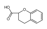 (2R)-2-Chromanecarboxylic acid Structure