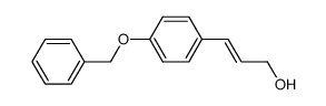 (E)-3-(4-benzyloxyphenyl)prop-2-en-1-ol结构式