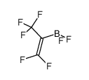 1-trifluoromethyl-2,2-difluoroethenyldifluoroborane Structure