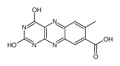 8-Carboxylumichrome structure