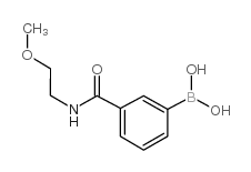 3-(2-METHOXYETHYLAMINOCARBONYL)PHENYLBORONIC ACID structure