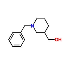(1-Benzyl-3-piperidinyl)methanol Structure
