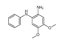 4,5-dimethoxy-N-phenyl-o-phenylenediamine结构式