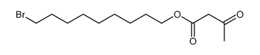 (9'-Bromo-1'-nonyl)-3-oxobutanoate结构式