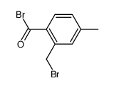 2-bromomethyl-4-methyl-benzoyl bromide Structure