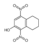 hydroxy-2 dinitro-1,4 tetraline结构式