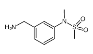 N-(3-(aminomethyl)phenyl)-N-methylmethanesulfonamide Structure