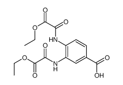 3,4-bis[(2-ethoxy-2-oxoacetyl)amino]benzoic acid结构式