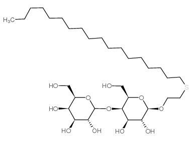 2-[4,5-dihydroxy-2-(hydroxymethyl)-6-(2-octadecylsulfanylethoxy)oxan-3-yl]oxy-6-(hydroxymethyl)oxane-3,4,5-triol Structure