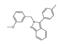 2-[(3-methoxyphenyl)methyl]-3-(4-methylphenyl)indazole Structure