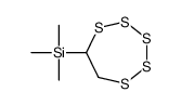 trimethyl(pentathiepan-6-yl)silane Structure