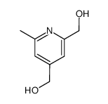 2,4-bis(hydroxymethyl)-6-methylpyridine结构式