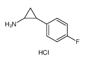 2-(4-氟苯基)环丙胺盐酸盐结构式
