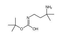 1-N-Boc-3-甲基丁烷-1,3-二胺结构式