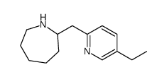 2-[(5-乙基-2-吡啶)甲基]六氢-1H-氮杂卓结构式