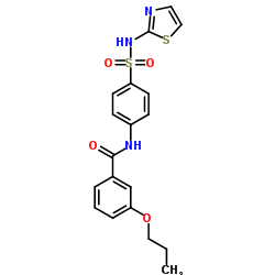 3-Propoxy-N-[4-(1,3-thiazol-2-ylsulfamoyl)phenyl]benzamide结构式