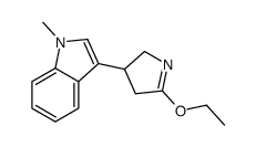 3-(5-ethoxy-3,4-dihydro-2H-pyrrol-3-yl)-1-methylindole Structure