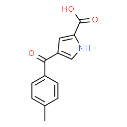 4-(4-Methylbenzoyl)-1H-pyrrole-2-carboxylic acid Structure