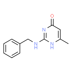 2-(benzylamino)-6-methylpyrimidin-4-ol结构式