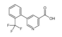 5-[2-(TRIFLUOROMETHYL)PHENYL]NICOTINIC ACID structure