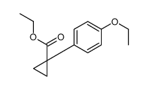 ethyl 1-(4-ethoxyphenyl)cyclopropane-1-carboxylate Structure