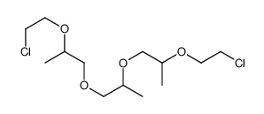 2-(2-chloroethoxy)-1-[2-[2-(2-chloroethoxy)propoxy]propoxy]propane Structure