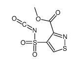 methyl 4-isocyanatosulfonyl-1,2-thiazole-3-carboxylate结构式