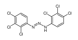 2,3,4-trichloro-N-[(2,3,4-trichlorophenyl)diazenyl]aniline结构式