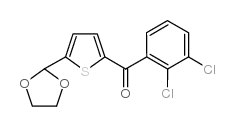 2-(2,3-DICHLOROBENZOYL)-5-(1,3-DIOXOLAN-2-YL)THIOPHENE picture