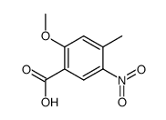 2-Methoxy-4-Methyl-5-nitro-benzoic acid Structure