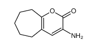 3-amino-6,7,8,9-tetrahydro-5H-cyclohepta[b]pyran-2-one Structure