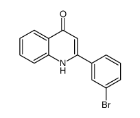 2-(3-bromophenyl)-1H-quinolin-4-one Structure